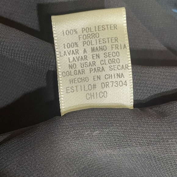 Everly Black Floral Sheath Dress with Bell Sleeves, Great for any season. Size S - Picture 10 of 11